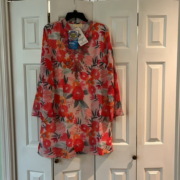 Banana Boat NWT Ladies Floral Cover Up - Picture 5 of 5
